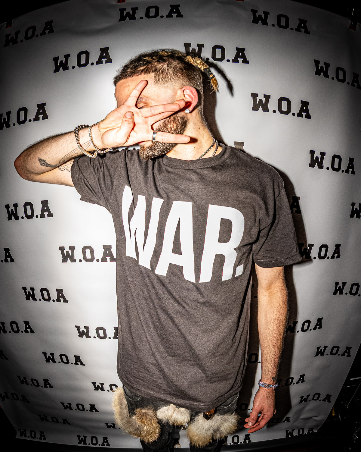 “WAR.” Tee